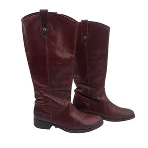 Frye Redwood Melissa Button 2 Tall Boots Size 8 women’s